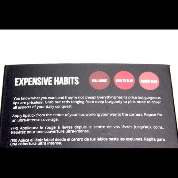 Folly Fire | Expensive Habits Red Lipstick Trio - Picture 6 of 10